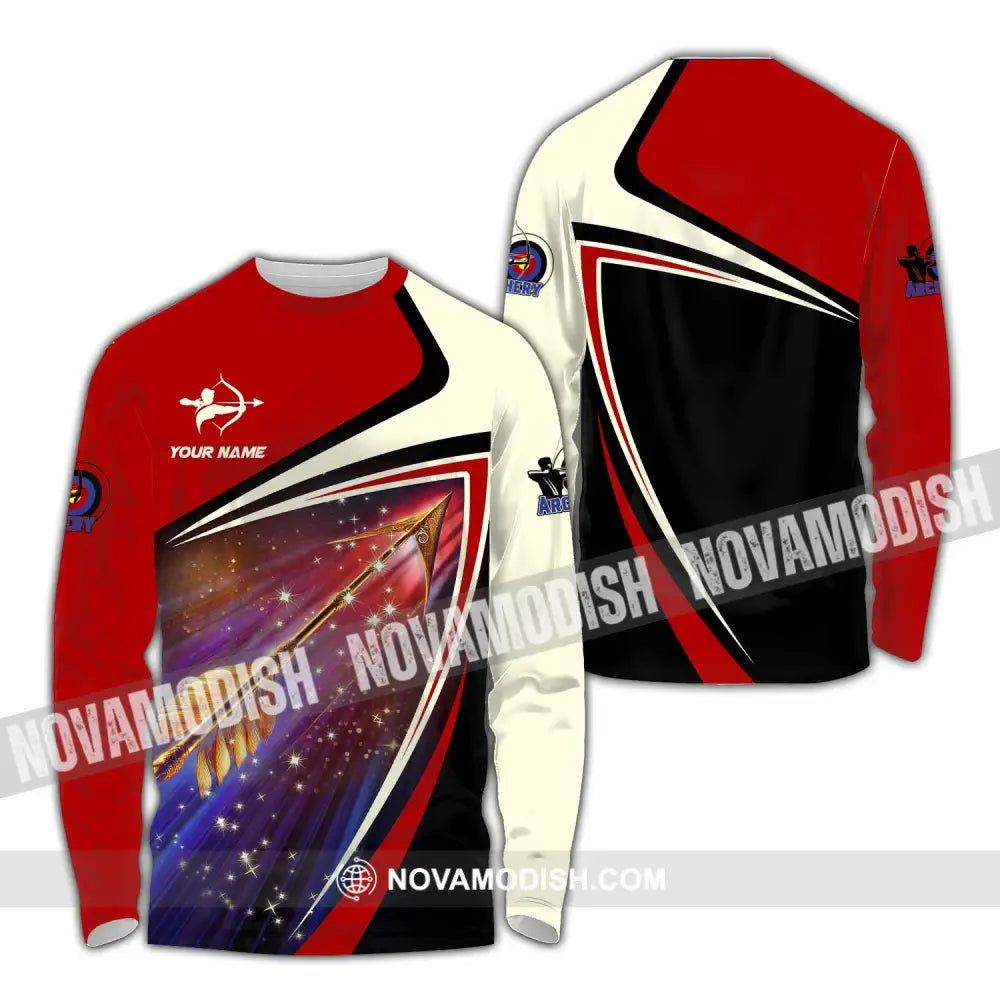 Unisex Shirt - Custom Archery Sport Lover Shirt Long Sleeve Shirt / S T-shirt