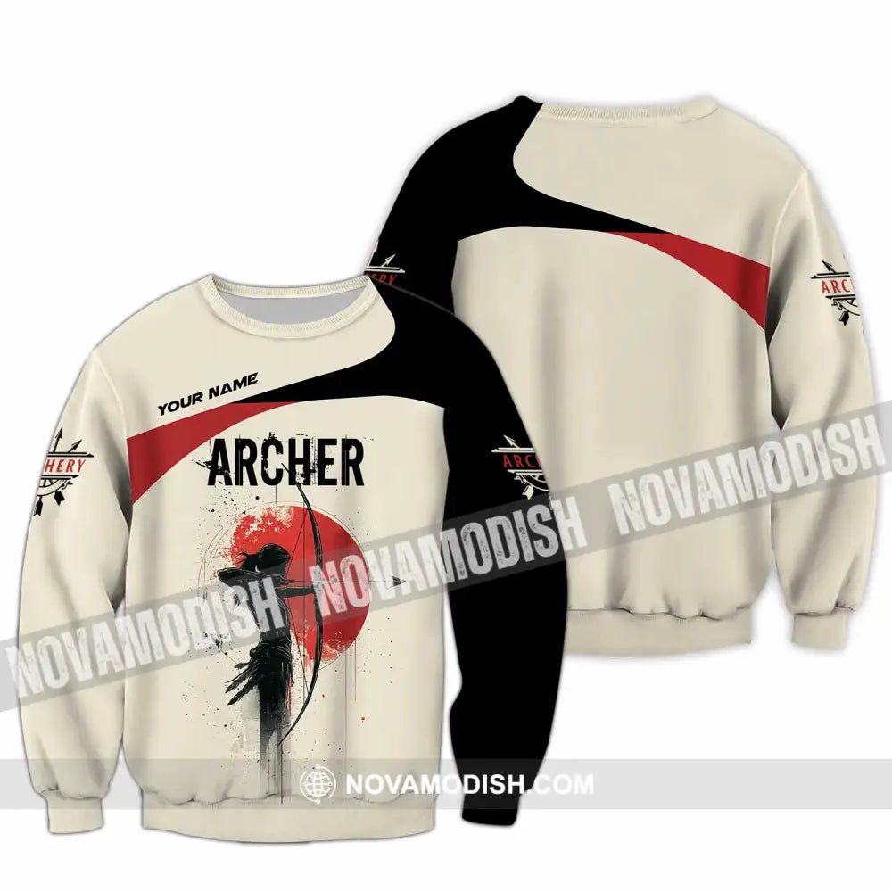 Unisex Shirt - Custom Archery Sport Lover Shirt Long Sleeve / S T-shirt