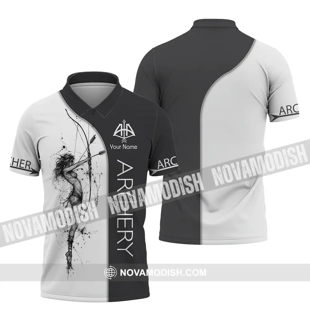 Unisex Shirt - Custom Archery Sport Lover Shirt Polo Shirt / S T-shirt