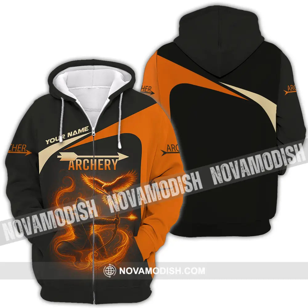 Unisex Shirt - Custom Archery Sport Lover Shirt Zipper Hoodie / S T-shirt