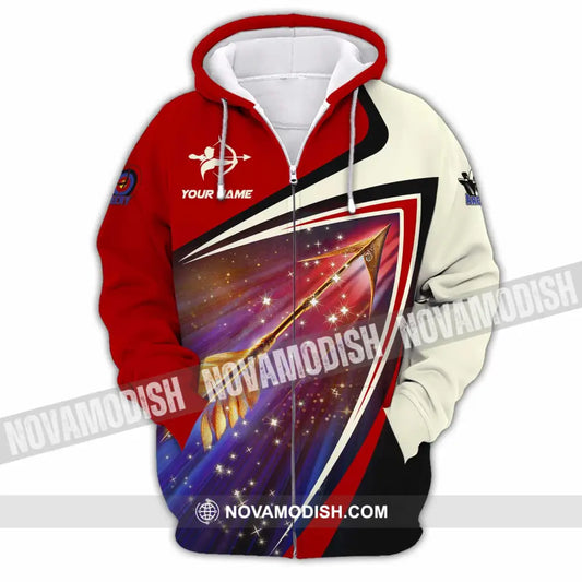 Unisex Shirt - Custom Archery Sport Lover Shirt Zipper Hoodie / S T-shirt
