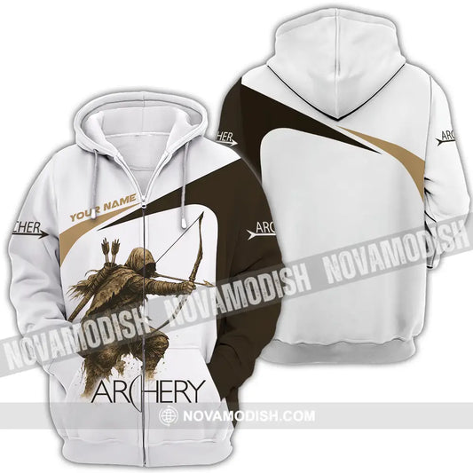 Unisex Shirt - Custom Archery Sport Lover Shirt Zipper Hoodie / S T-shirt