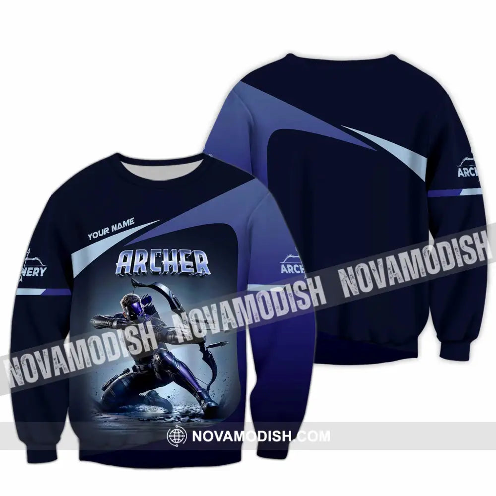 Unisex Shirt - Custom Archery Warrior Sport Shirt Long Sleeve / S T-shirt