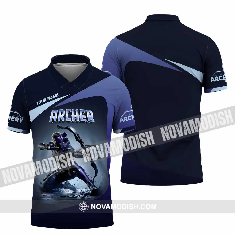 Unisex Shirt - Custom Archery Warrior Sport Shirt Polo Shirt / S T-shirt