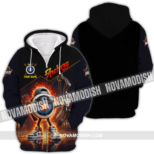 Unisex Shirt - Custom Archery Shirt - Zipper Hoodie / S - T-shirt