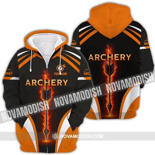 Unisex Shirt - Custom Archery Shirt Zipper Hoodie / S T-shirt