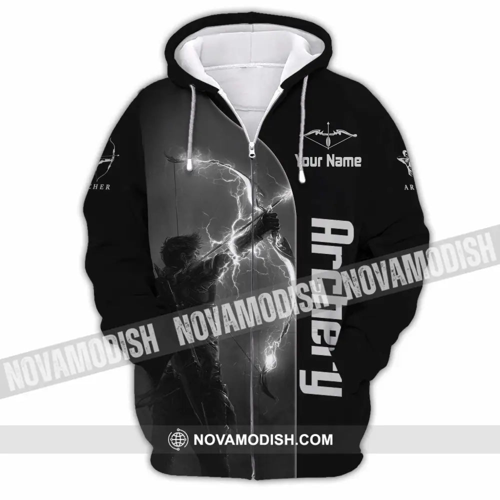 Unisex Shirt - Custom Archery Shirt - Zipper Hoodie / S - T-shirt