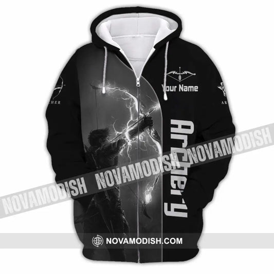 Unisex Shirt - Custom Archery Shirt - Zipper Hoodie / S - T-shirt