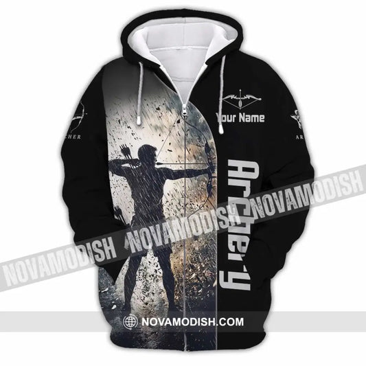 Unisex Shirt - Custom Archery Shirt - Zipper Hoodie / S - T-shirt
