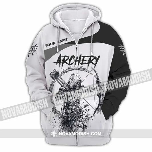 Unisex Shirt - Custom Archery Shirt Zipper Hoodie / S T-shirt