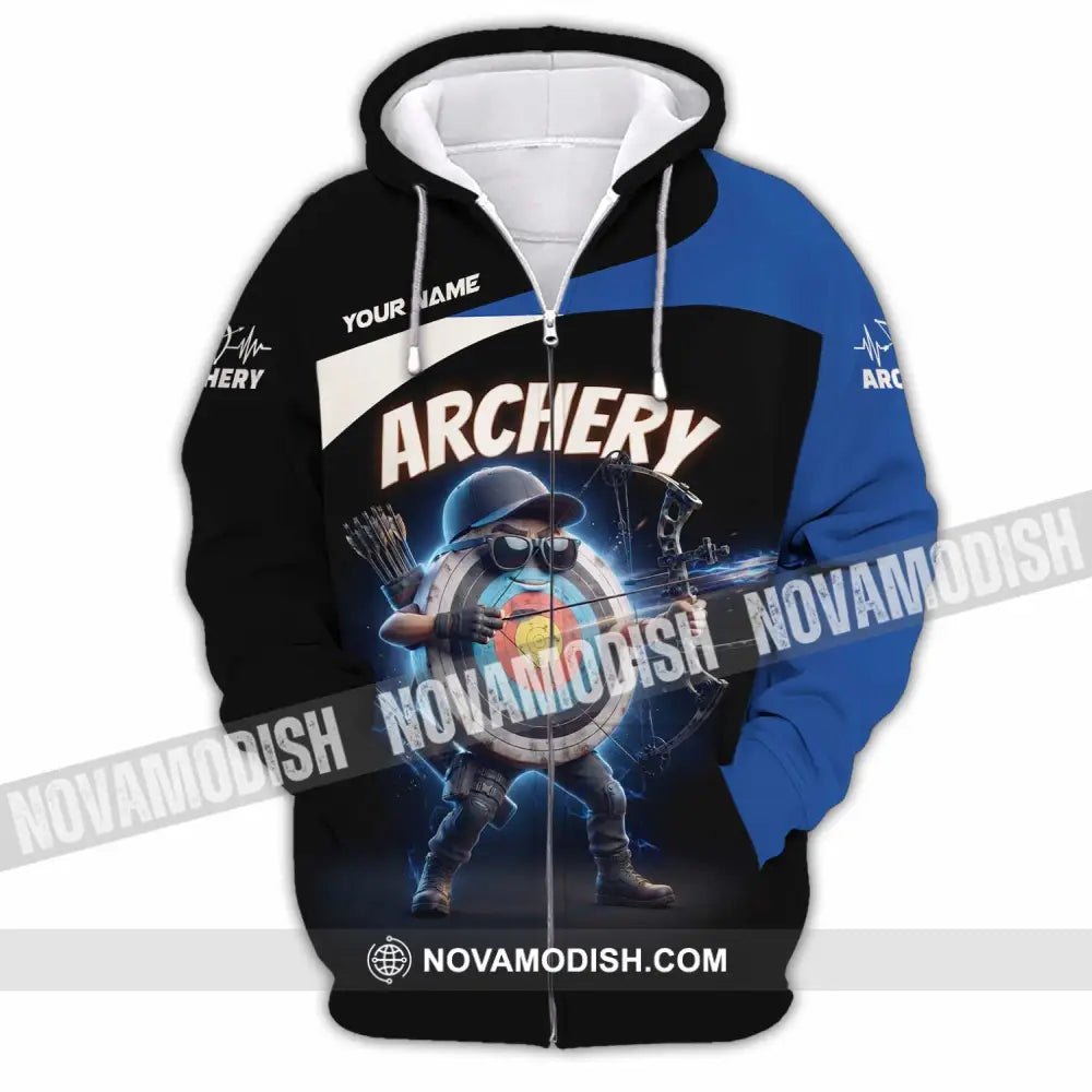 Unisex Shirt - Custom Archery Shirt - Zipper Hoodie / S - T-shirt