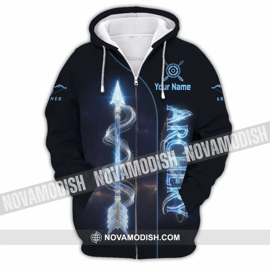 Unisex Shirt - Custom Archery Shirt - Zipper Hoodie / S - T-shirt