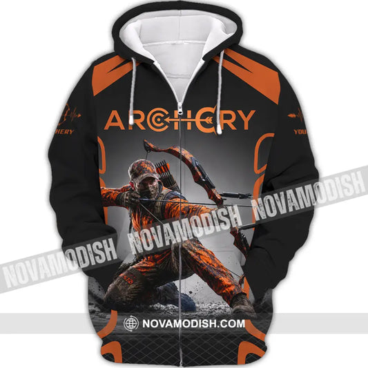 Unisex Shirt - Custom Archery Shirt - Zipper Hoodie / S - T-shirt