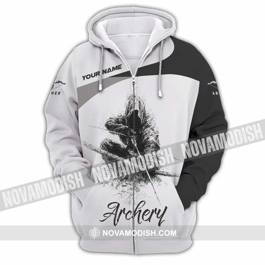 Unisex Shirt - Custom Archery Shirt - Zipper Hoodie / S - T-shirt