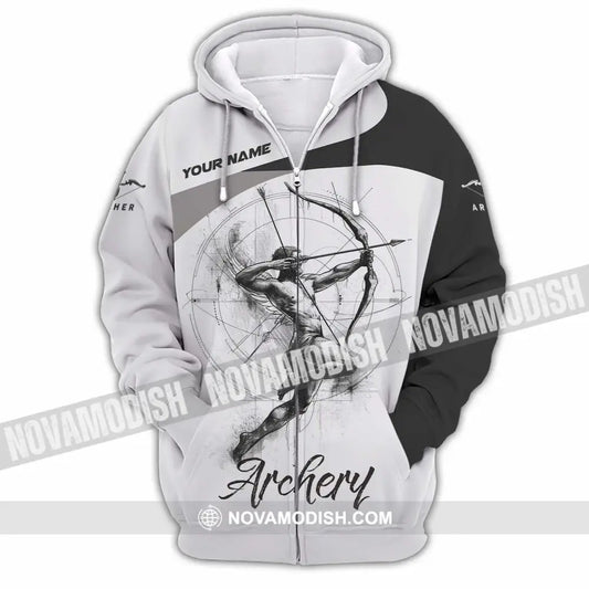 Unisex Shirt - Custom Archery Shirt - Zipper Hoodie / S - T-shirt