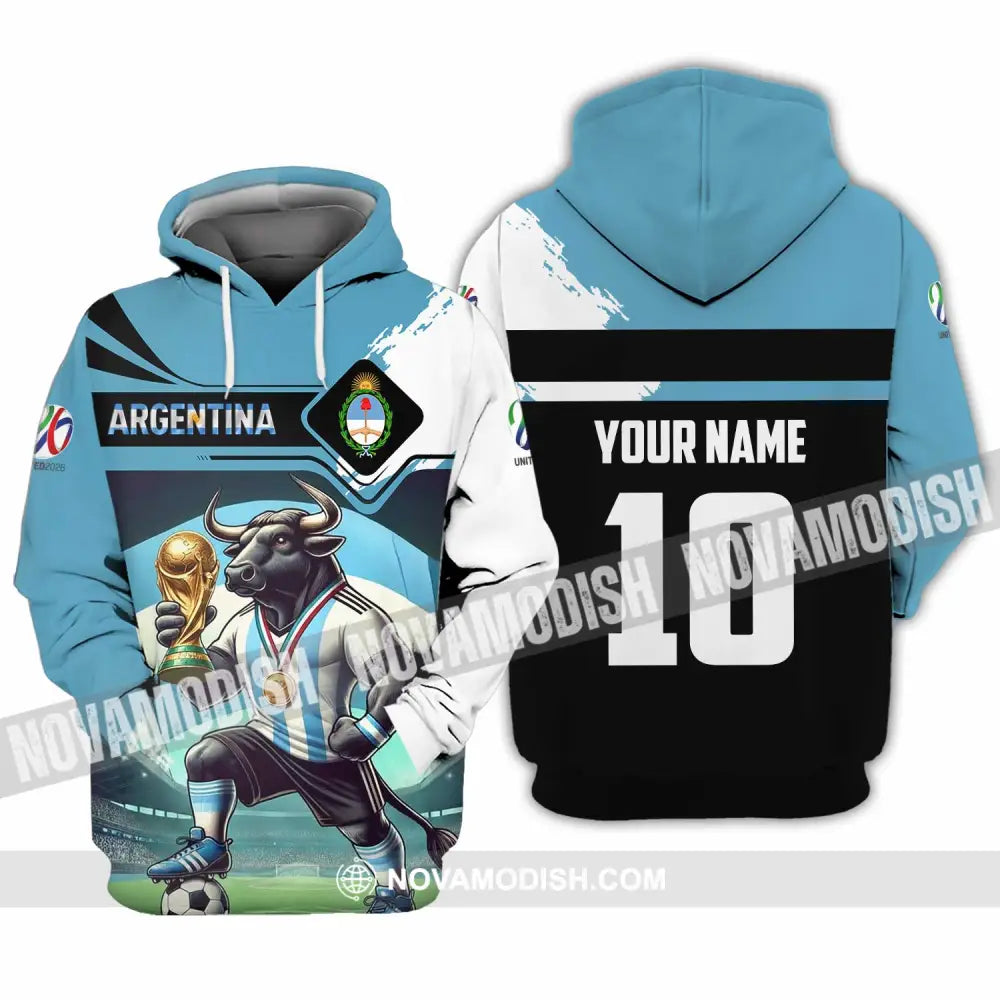 Unisex Shirt - Custom Argentina 3D Shirt Hoodie / S T-shirt