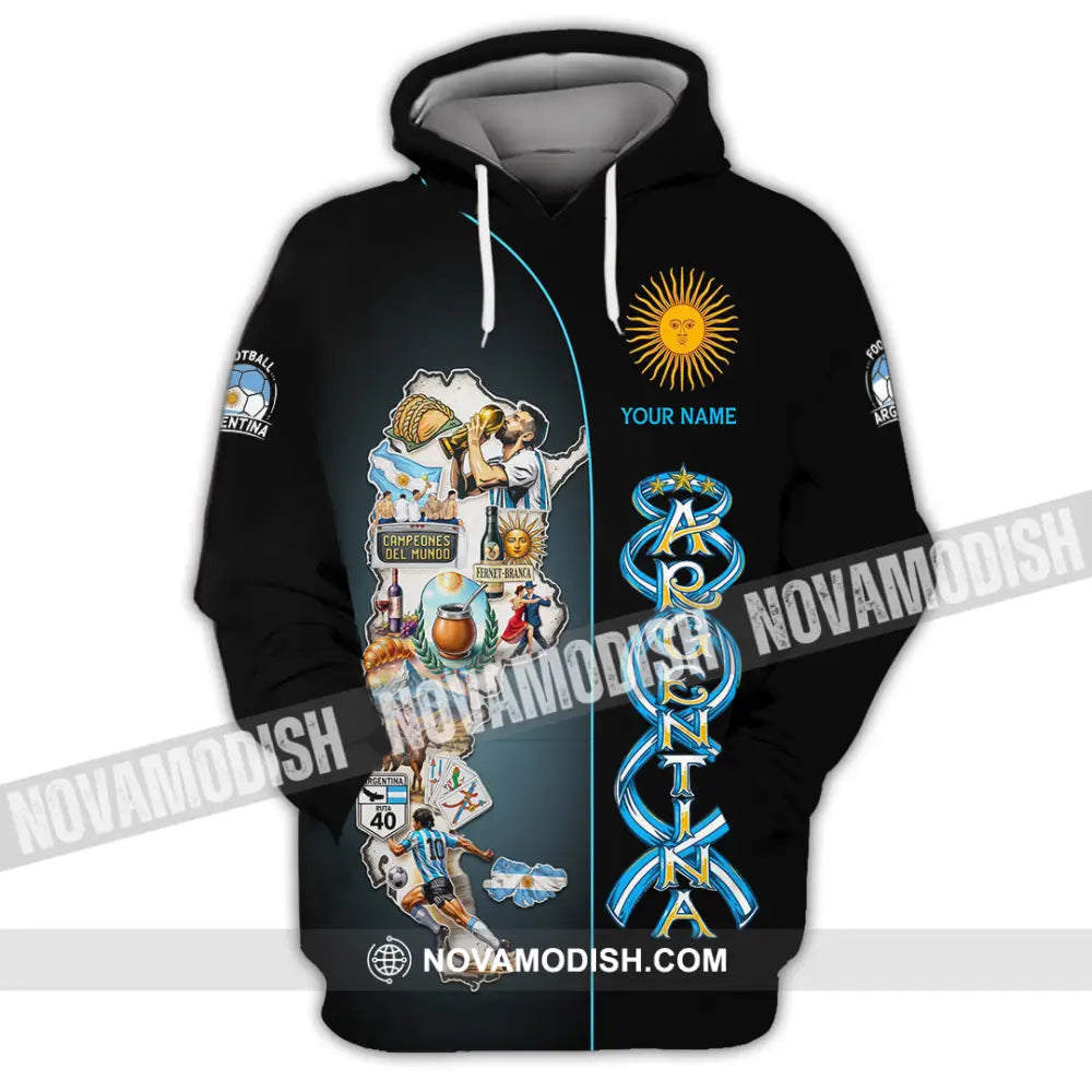 Unisex Shirt - Custom Argentina 3D Shirt Hoodie / S T-shirt