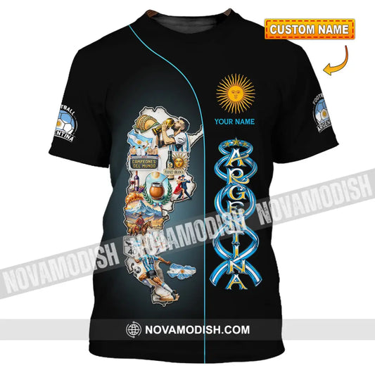 Unisex Shirt - Custom Argentina 3D Shirt T-shirt