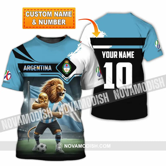 Unisex Shirt - Custom Argentina 3D Shirt T-shirt