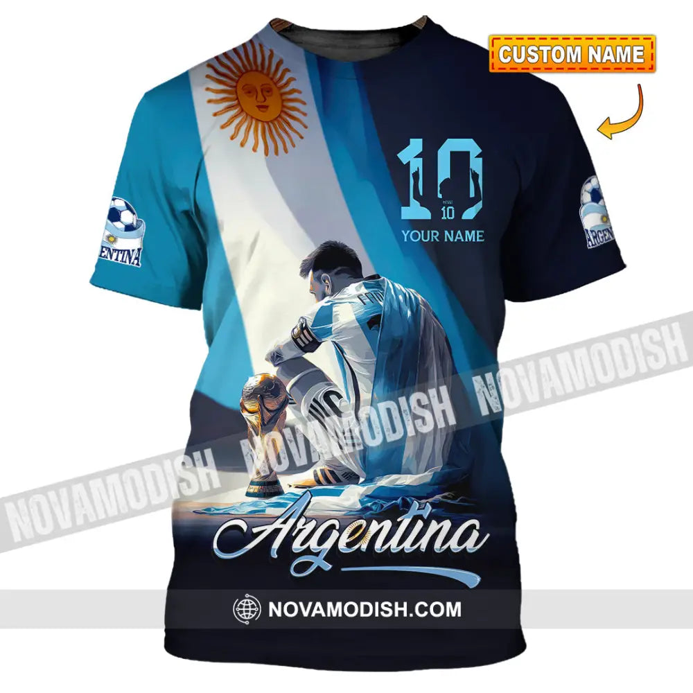 Unisex Shirt - Custom Argentina 3D Shirt T-shirt