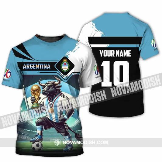 Unisex Shirt - Custom Argentina 3D Shirt T-Shirt / S T-shirt