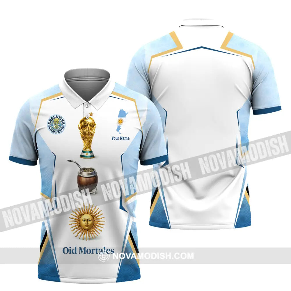 Unisex Shirt - Custom Argentina World Cup 2026 3D Shirt - T-shirt
