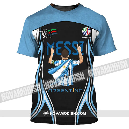 Unisex Shirt - Custom Argentina World Cup 2026 3D Shirt T-Shirt / S T-shirt