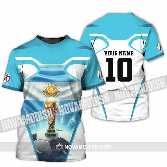 Unisex Shirt - Custom Argentina World Cup 2026 3D Shirt T-Shirt / S T-shirt