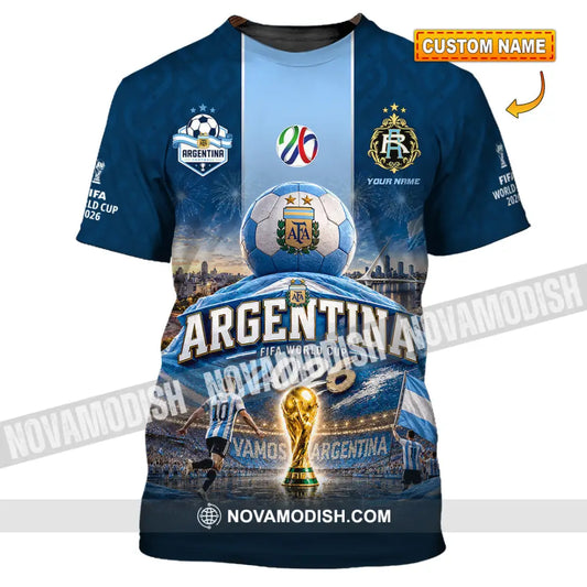 Unisex Shirt - Custom Argentina World Cup 2026 Shirt - T-shirt