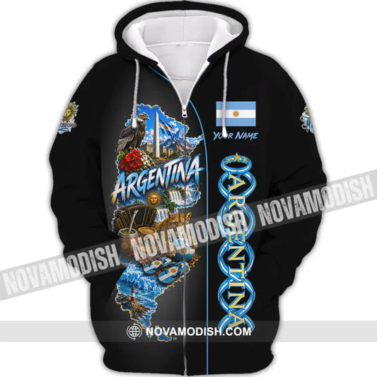 Unisex Shirt - Custom Argentina Shirt - Zipper Hoodie / S - T-shirt