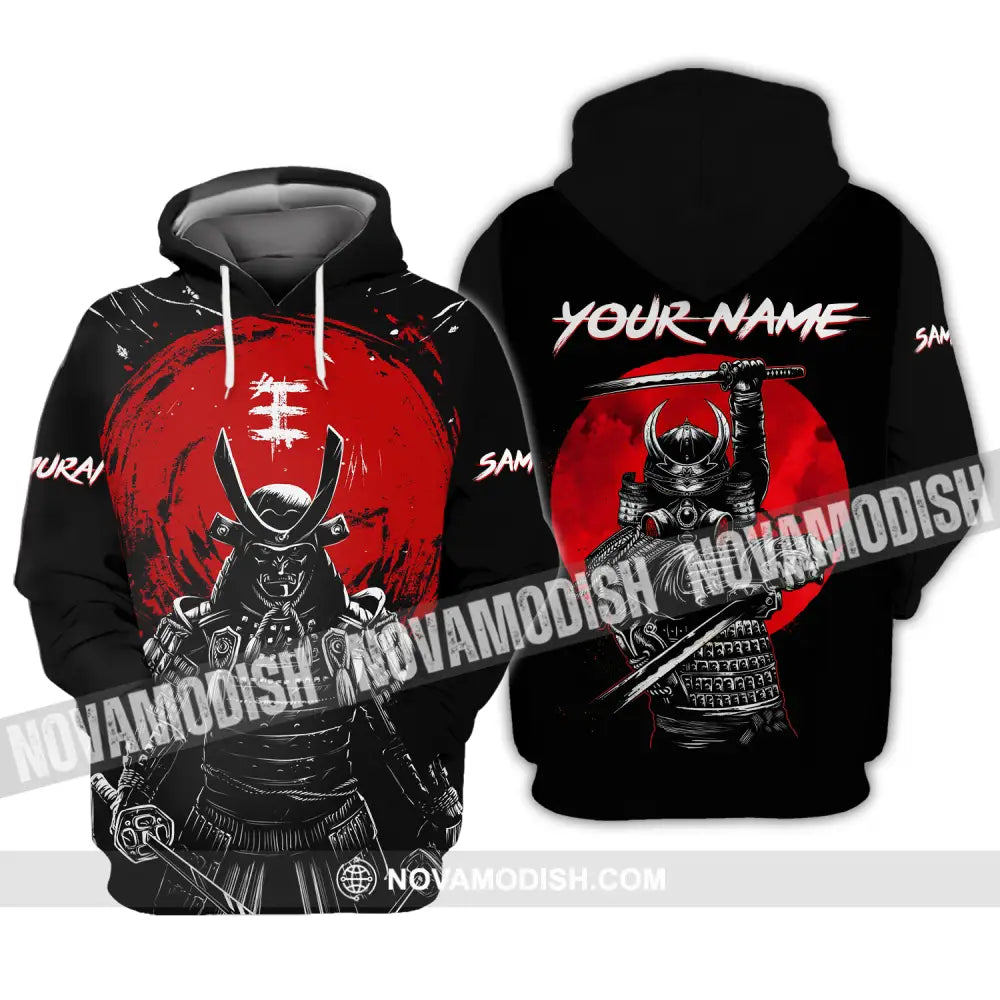 Unisex Shirt - Custom Armor Samurai Name Shirt Hoodie / S T-shirt