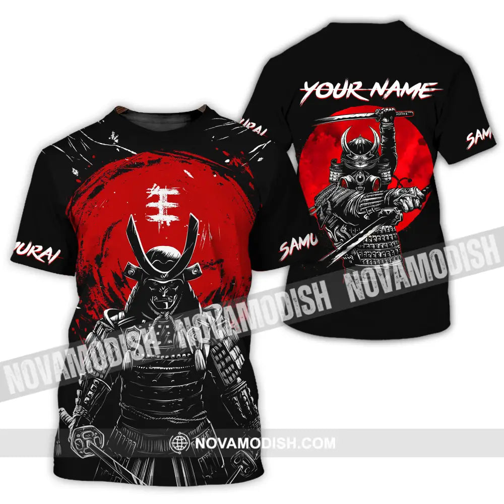 Unisex Shirt - Custom Armor Samurai Name Shirt T-Shirt / S T-shirt