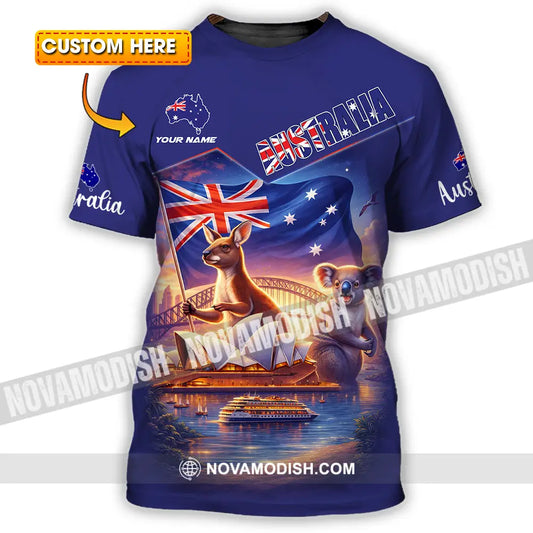 Unisex Shirt - Custom Australia 3D Shirt T-shirt