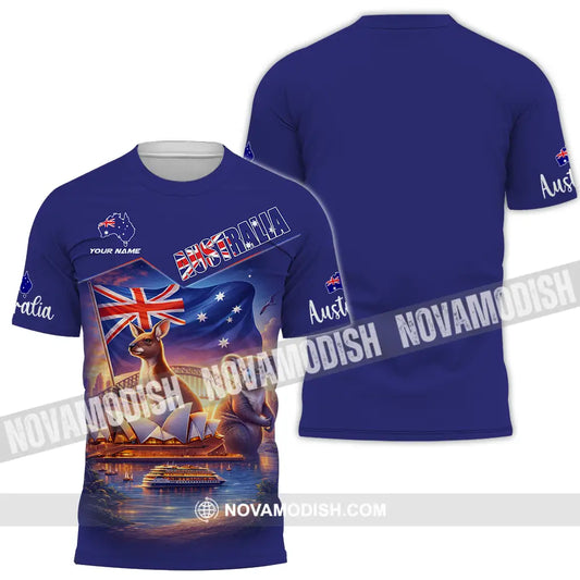 Unisex Shirt - Custom Australia 3D Shirt T-Shirt / S T-shirt