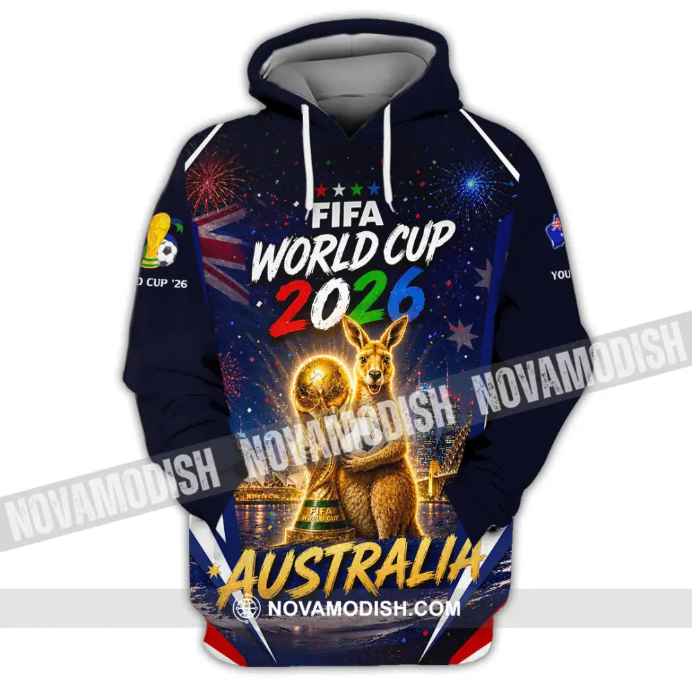 Unisex Shirt - Custom Australia World Cup 2026 Shirt - Hoodie / S - T-shirt