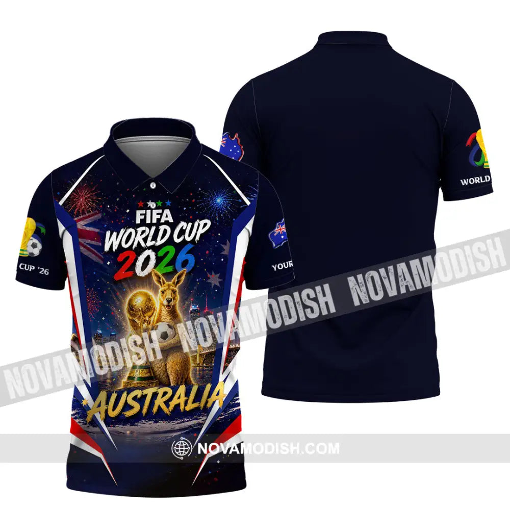 Unisex Shirt - Custom Australia World Cup 2026 Shirt - Polo Shirt / S - T-shirt