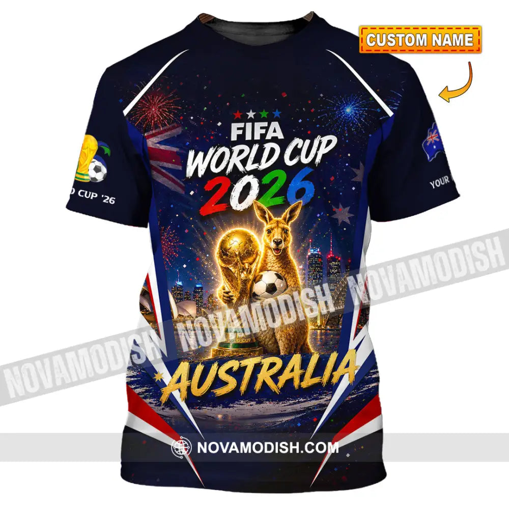 Unisex Shirt - Custom Australia World Cup 2026 Shirt - T-shirt