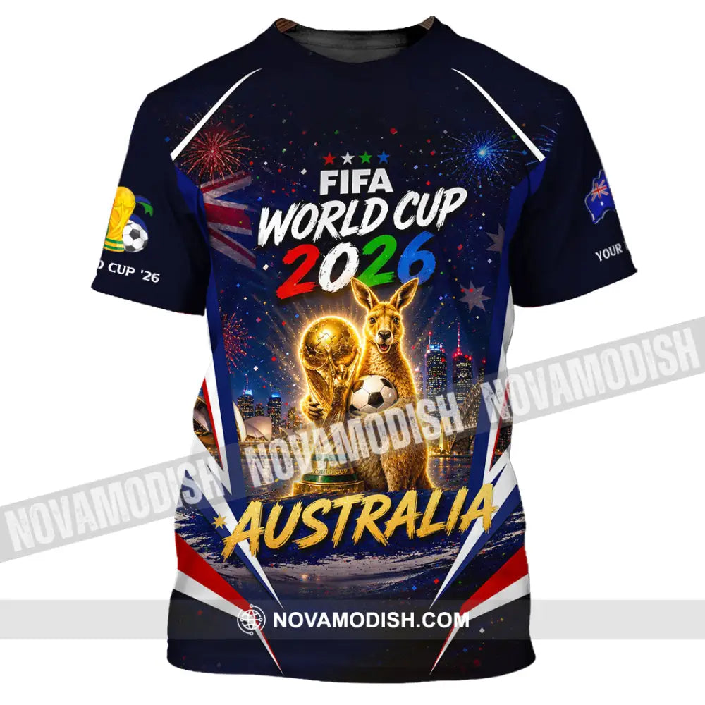 Unisex Shirt - Custom Australia World Cup 2026 Shirt - T-Shirt / S - T-shirt