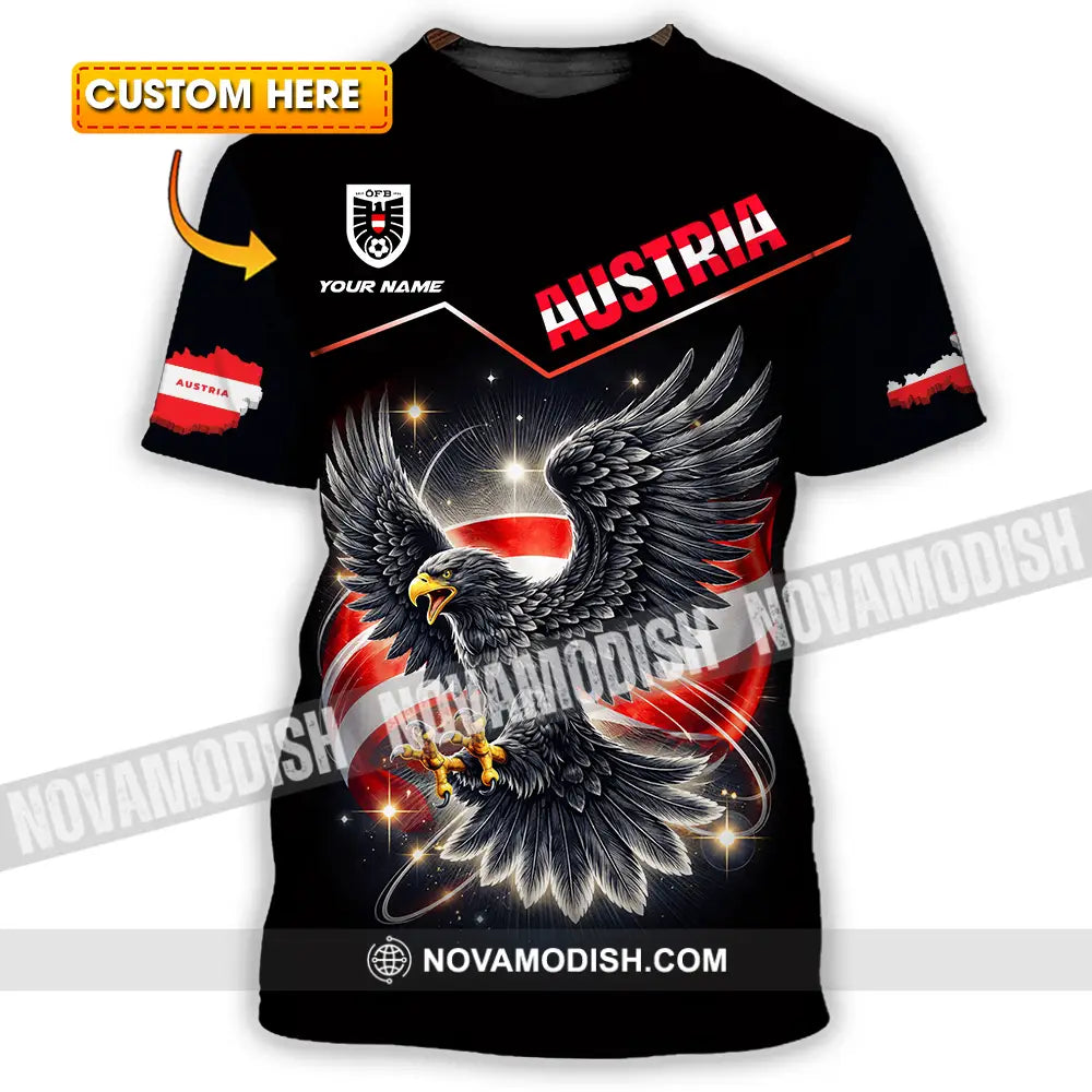 Unisex Shirt - Custom Austria 3D Shirt T-shirt