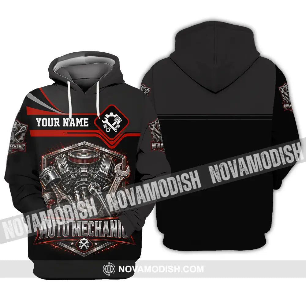 Unisex Shirt - Custom Auto Mechanic Shirt - Hoodie / S - T-shirt