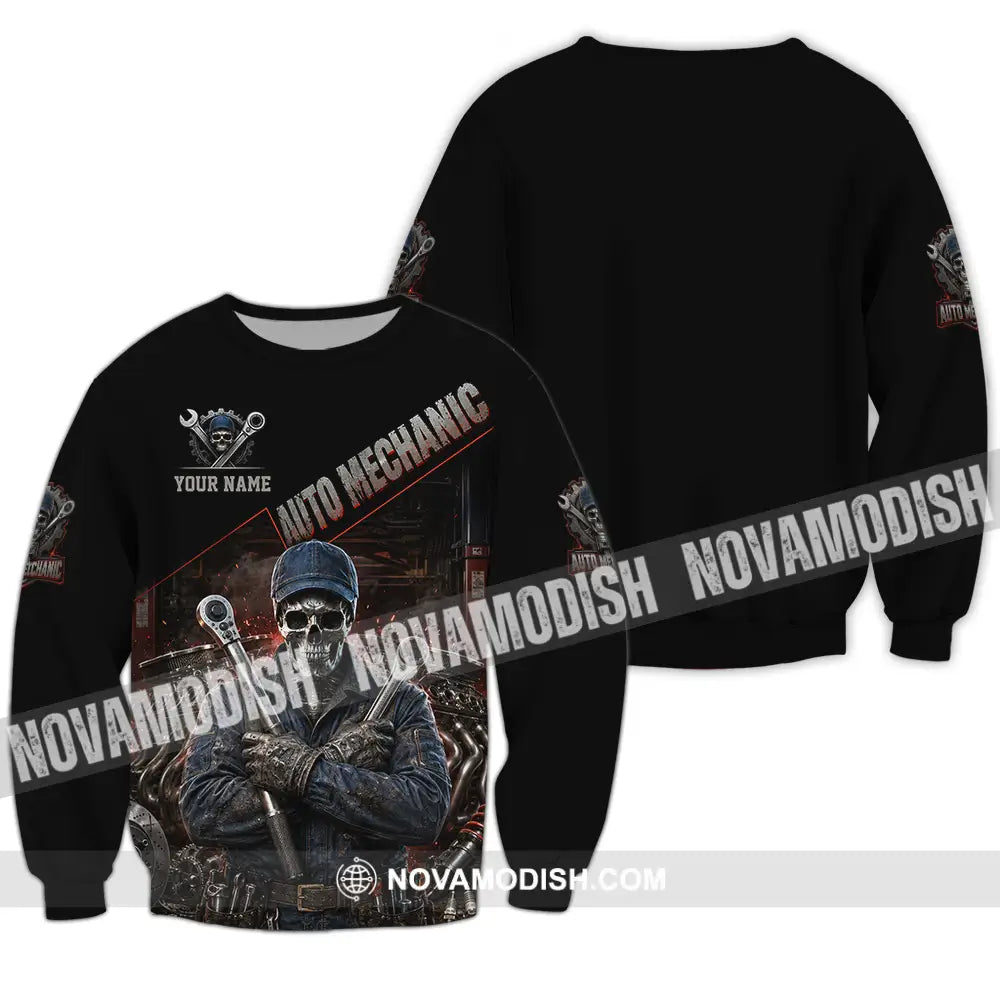 Unisex Shirt - Custom Auto Mechanic Shirt - Long Sleeve / S - T-shirt