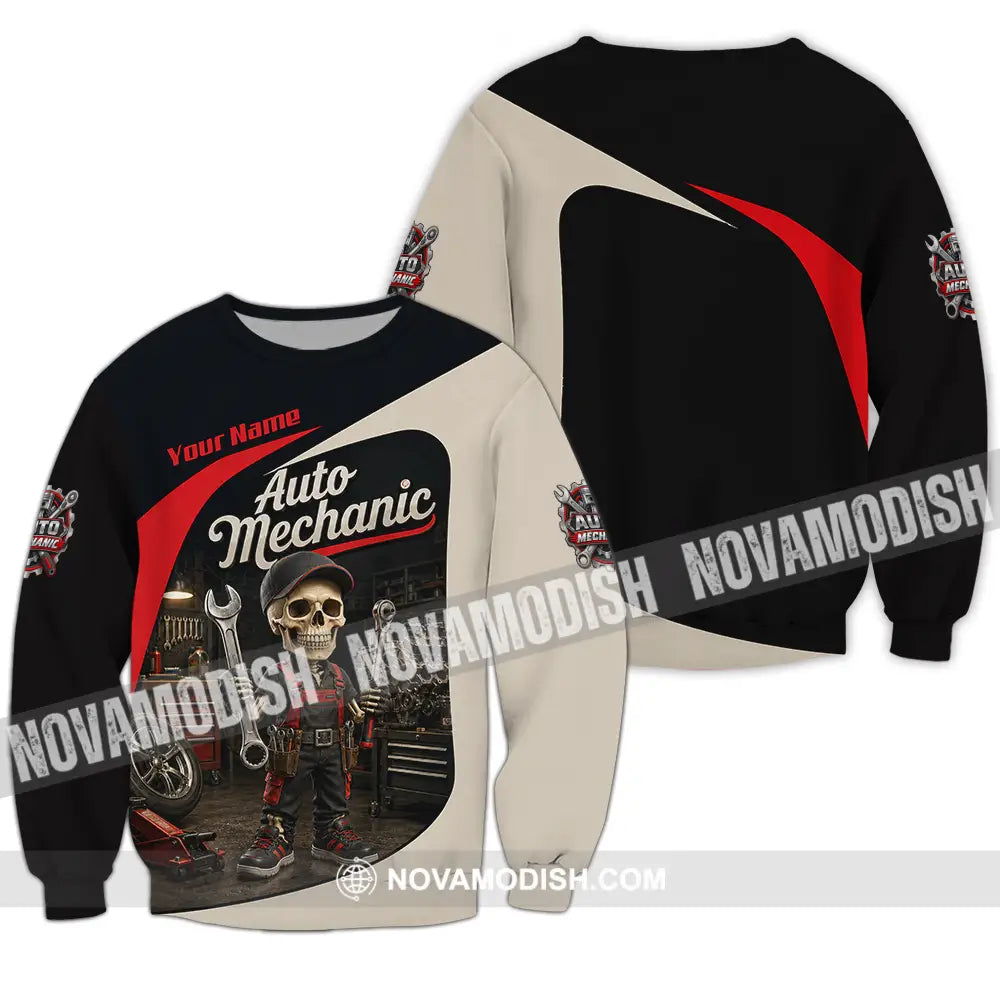 Unisex Shirt - Custom Auto Mechanic Shirt - Long Sleeve / S - T-shirt