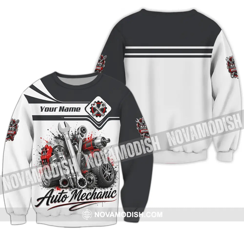 Unisex Shirt - Custom Auto Mechanic Shirt - Long Sleeve / S - T-shirt