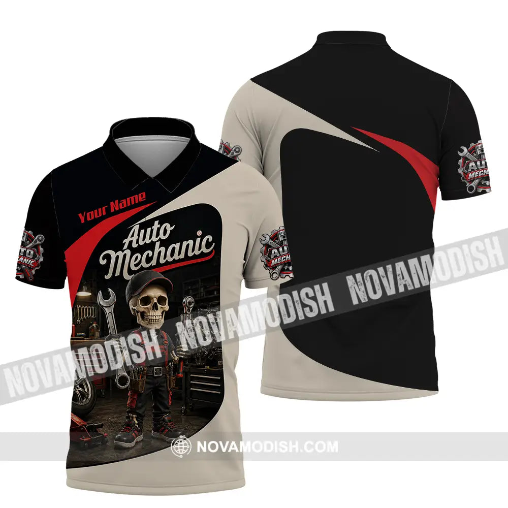 Unisex Shirt - Custom Auto Mechanic Shirt - Polo Shirt / S - T-shirt