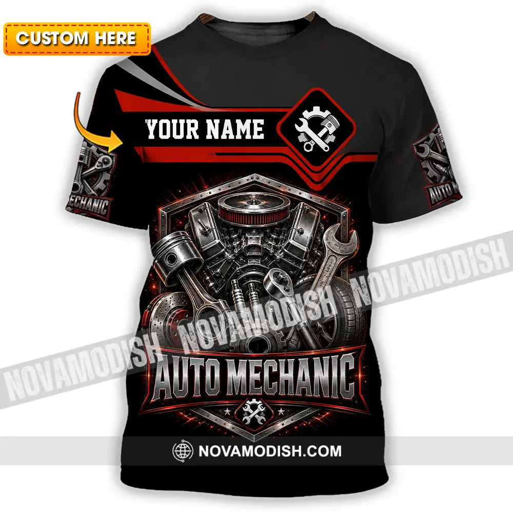 Unisex Shirt - Custom Auto Mechanic Shirt - T-shirt