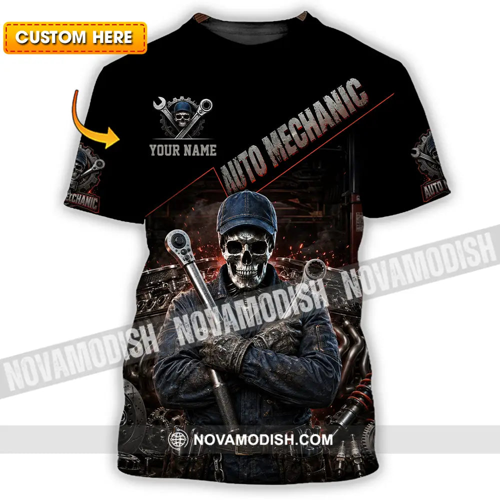 Unisex Shirt - Custom Auto Mechanic Shirt - T-shirt