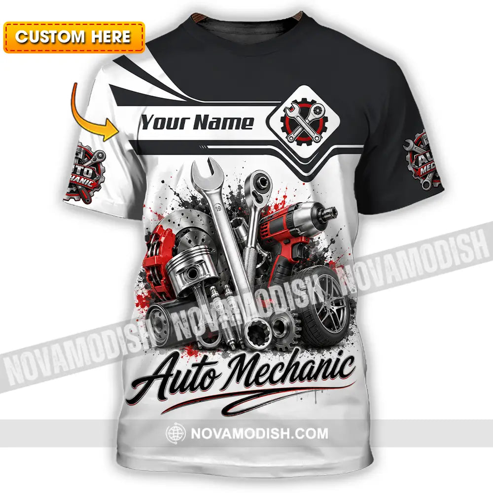 Unisex Shirt - Custom Auto Mechanic Shirt - T-shirt