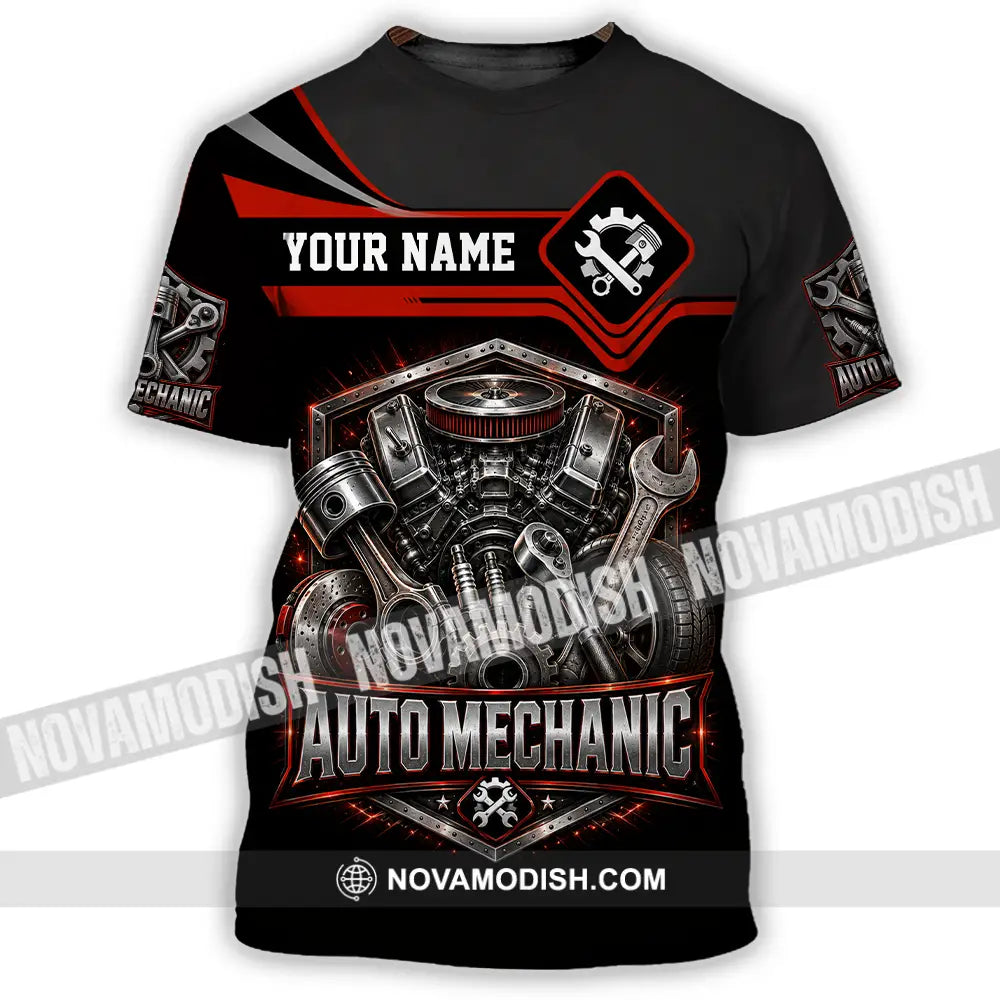 Unisex Shirt - Custom Auto Mechanic Shirt - T-Shirt / S - T-shirt