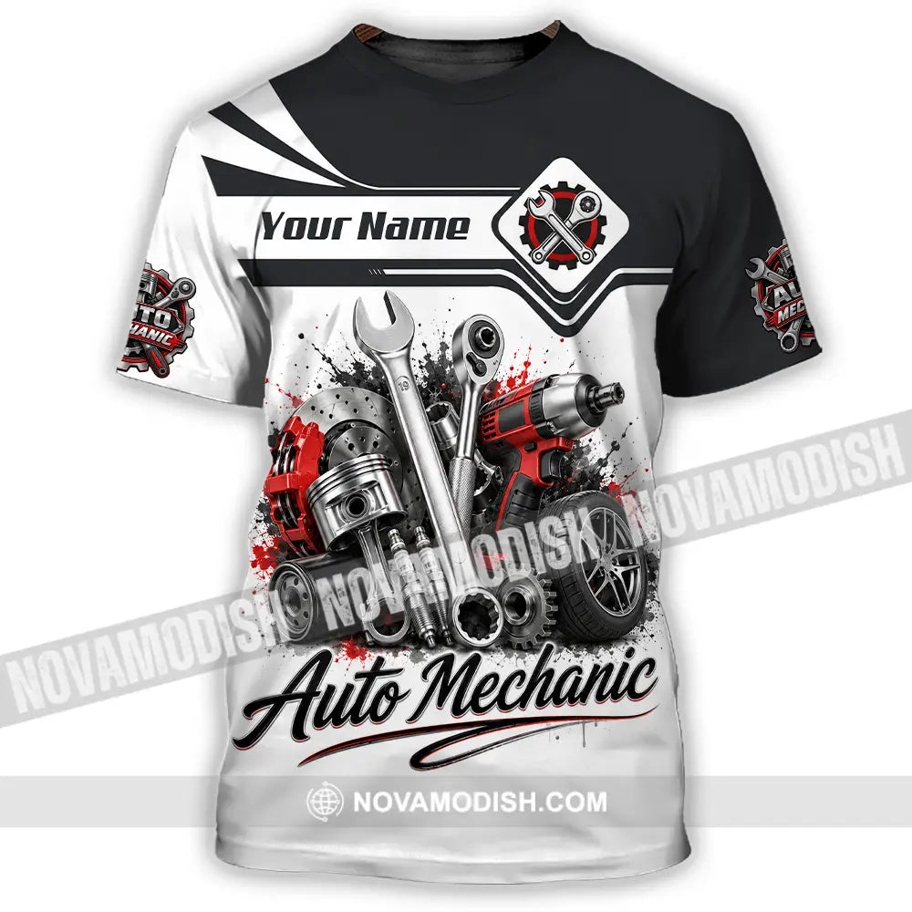 Unisex Shirt - Custom Auto Mechanic Shirt - T-Shirt / S - T-shirt