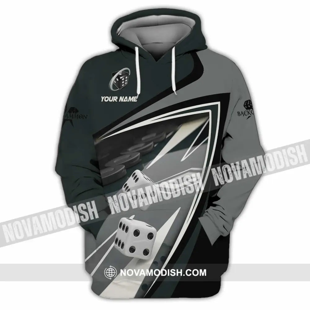 Unisex Shirt - Custom Backgammon 3D Shirt Hoodie / S T-shirt